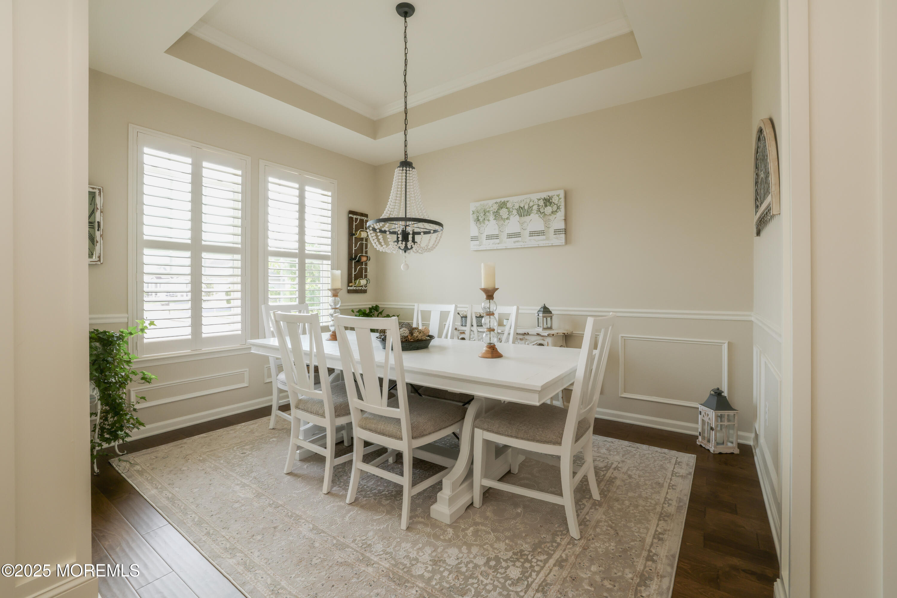 31 Garden Path Barnegat, NJ 08005 - Photo 8 of 43 a dining room with furniture a chandelier and window