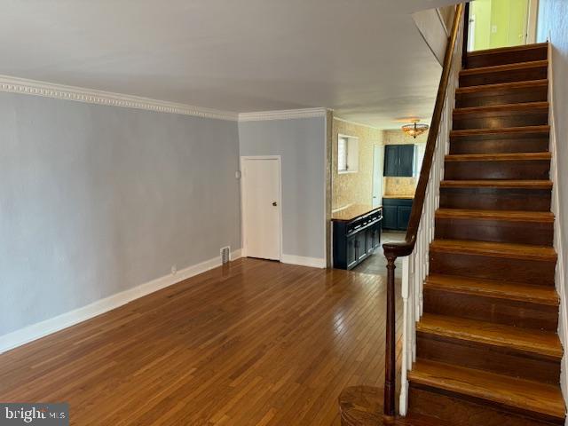2434 South Percy Street Philadelphia, PA 19148 - Photo 6 of 13 a view of entryway and hall with wooden floor