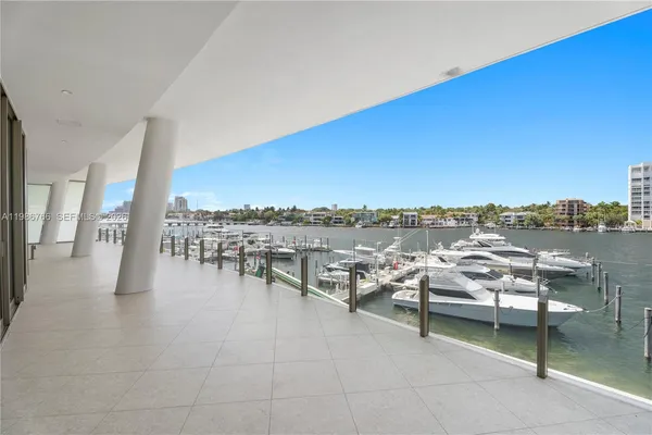 a view of a terrace with skyline