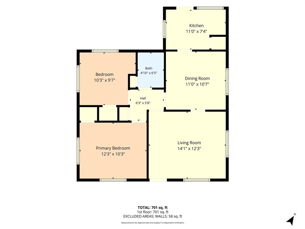 2225 Mitchell Avenue Waco, TX 76708 - Photo 16 of 16 Floor plan
