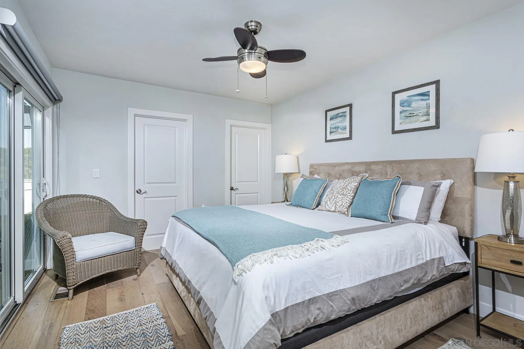 340 A Avenue Coronado, CA 92118 - Photo 21 of 41 a bedroom with bed and a chair