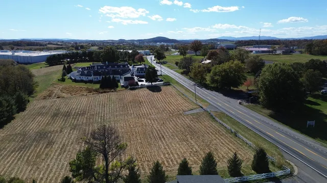 a view of city from balcony