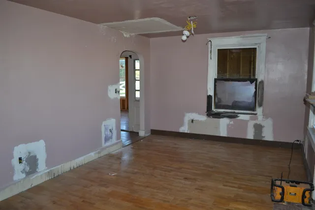 a view of a storage & utility room