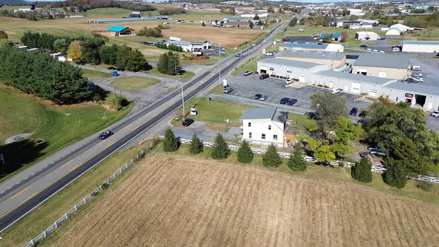 a view of a city from a balcony