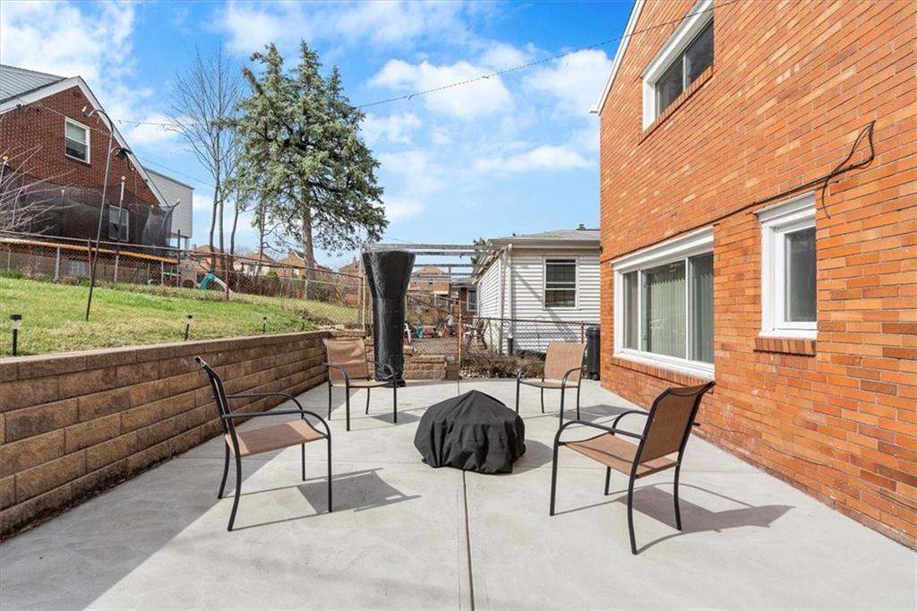 528 Loretto Road Pittsburgh, PA 15217 - Photo 36 of 39 This large patio has an abundance of space to have plenty of people over to enjoy the warm summer nights.