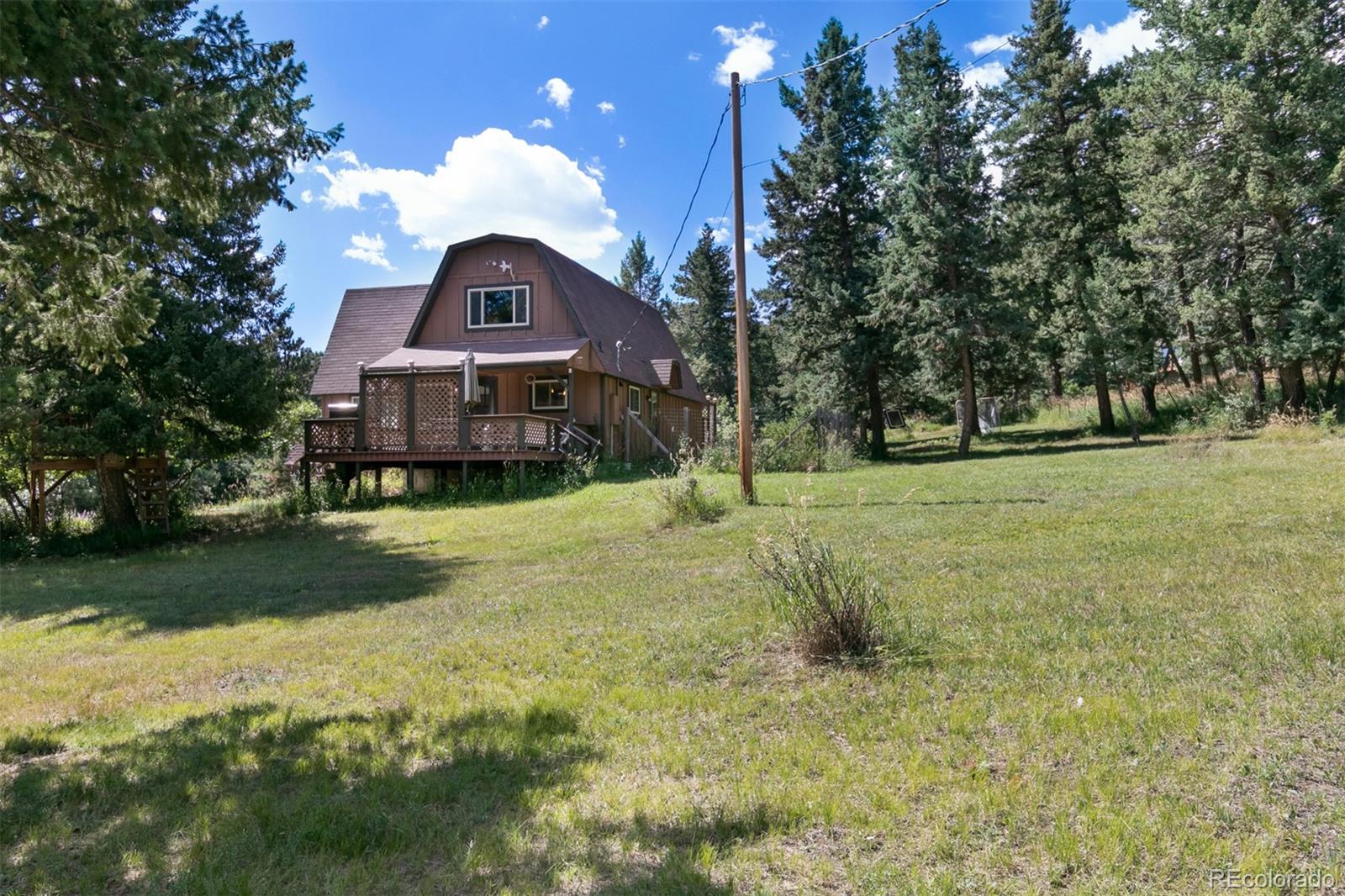 6637 High Drive Morrison, CO 80465 - Photo 24 of 28 a view of a house with a yard