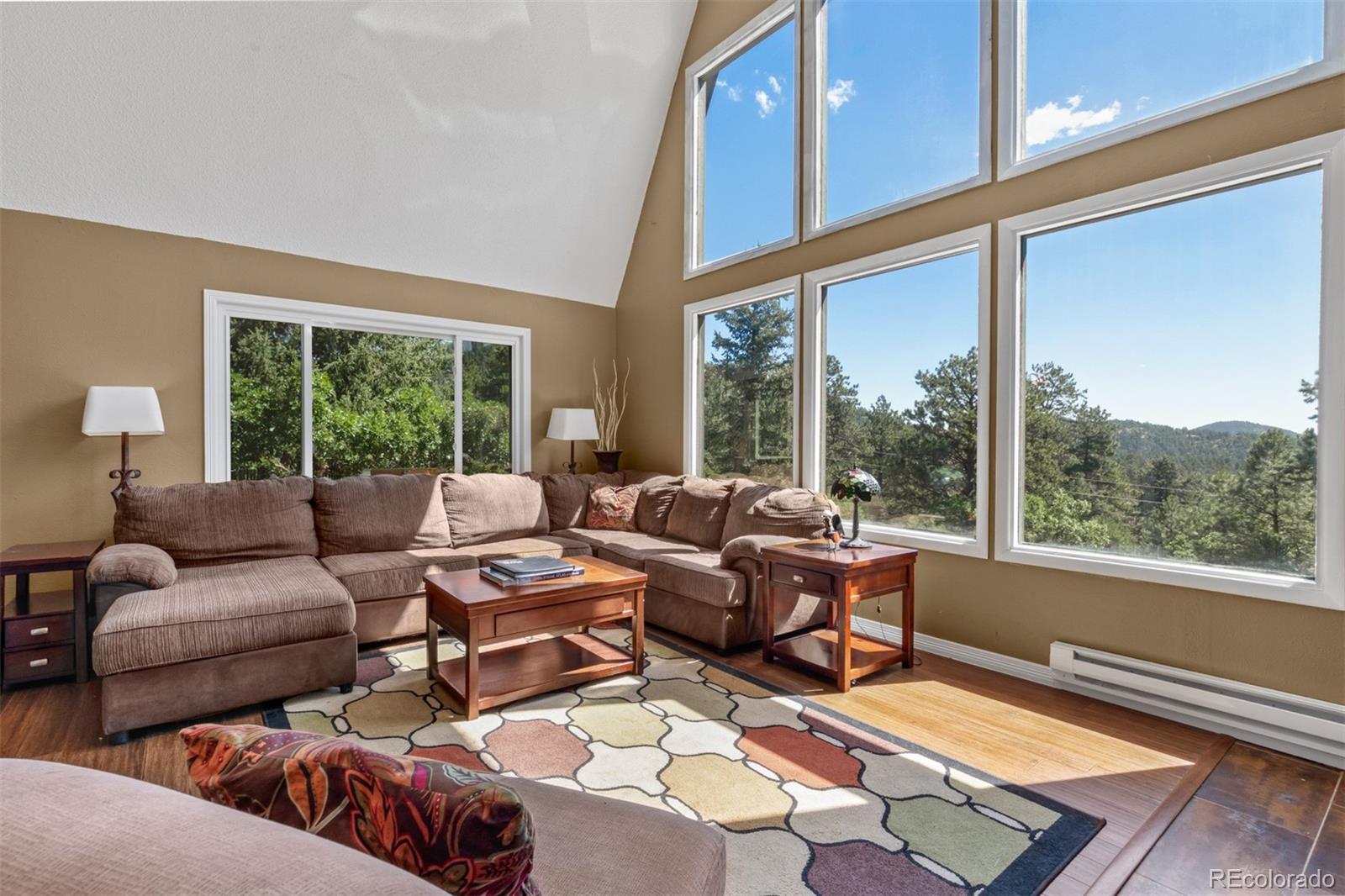 6637 High Drive Morrison, CO 80465 - Photo 3 of 28 a living room with furniture and a large window