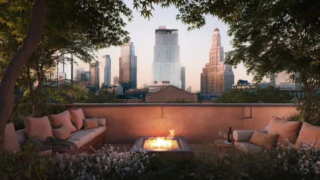 a view of a terrace with sitting area and furniture