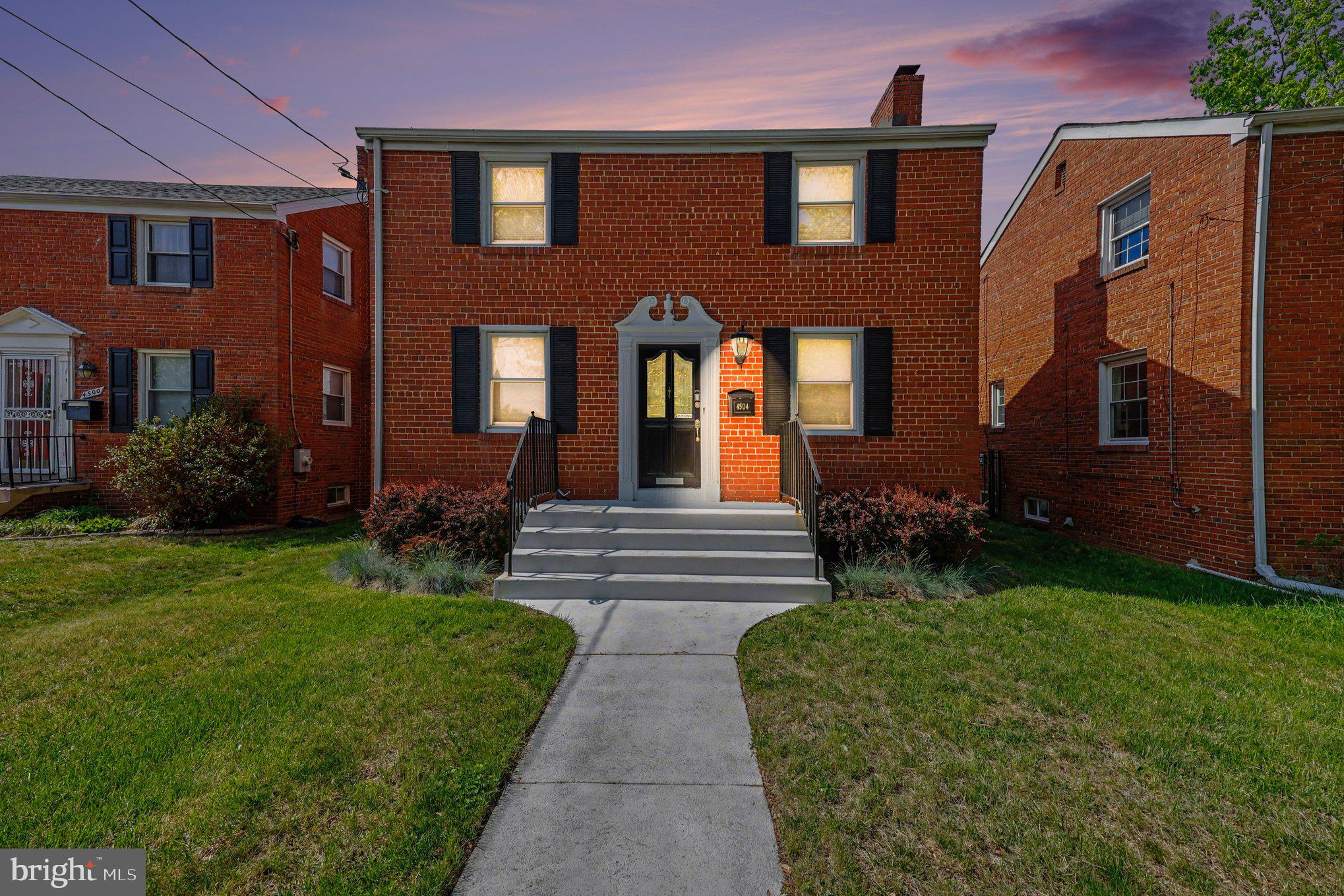 4504 20th Street Northeast Washington, DC 20018 - Photo 2 of 39 a front view of a house