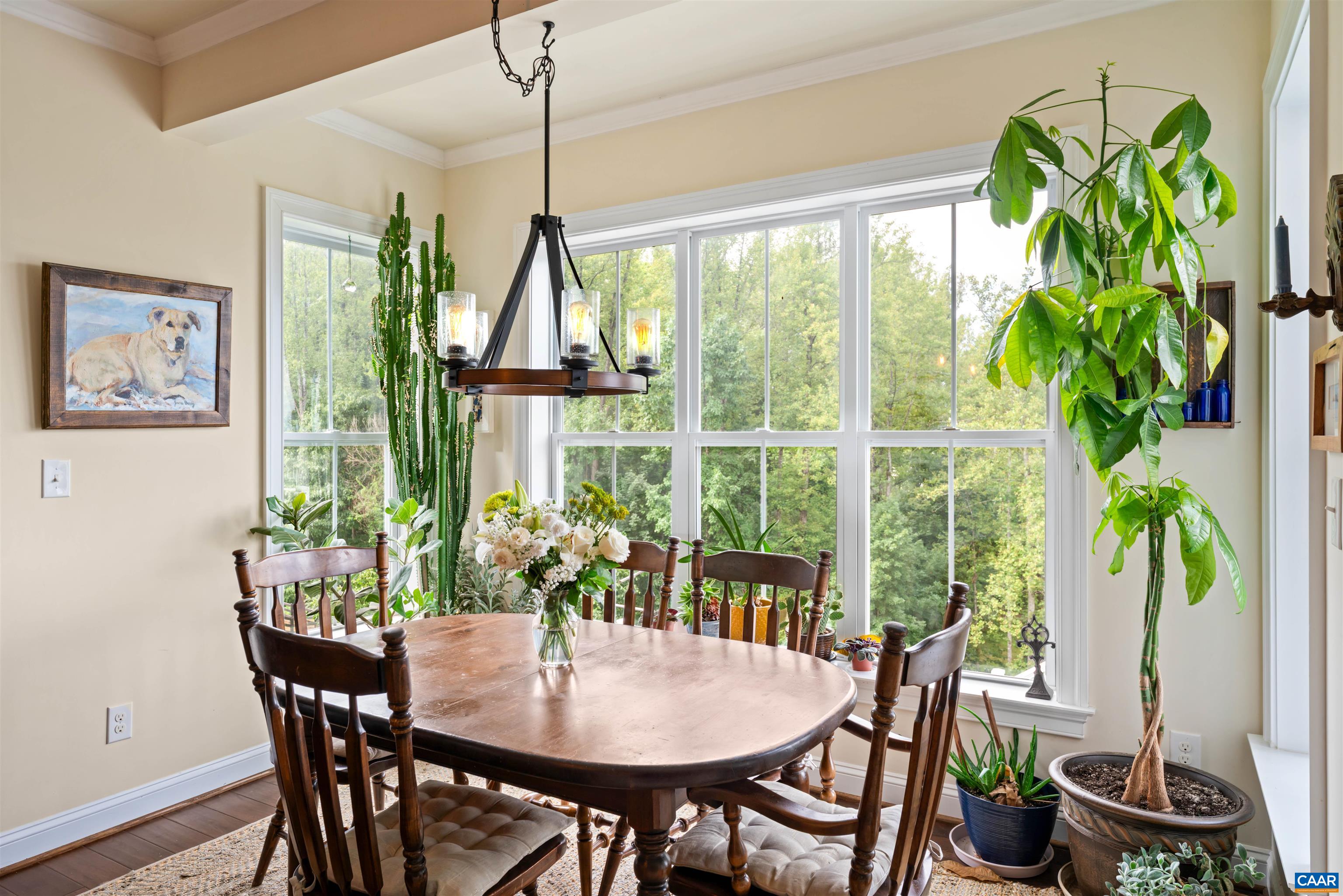 2246 Hyland Ridge Drive Charlottesville, VA 22911 - Photo 12 of 53 a view of a dining room with furniture window and outside view