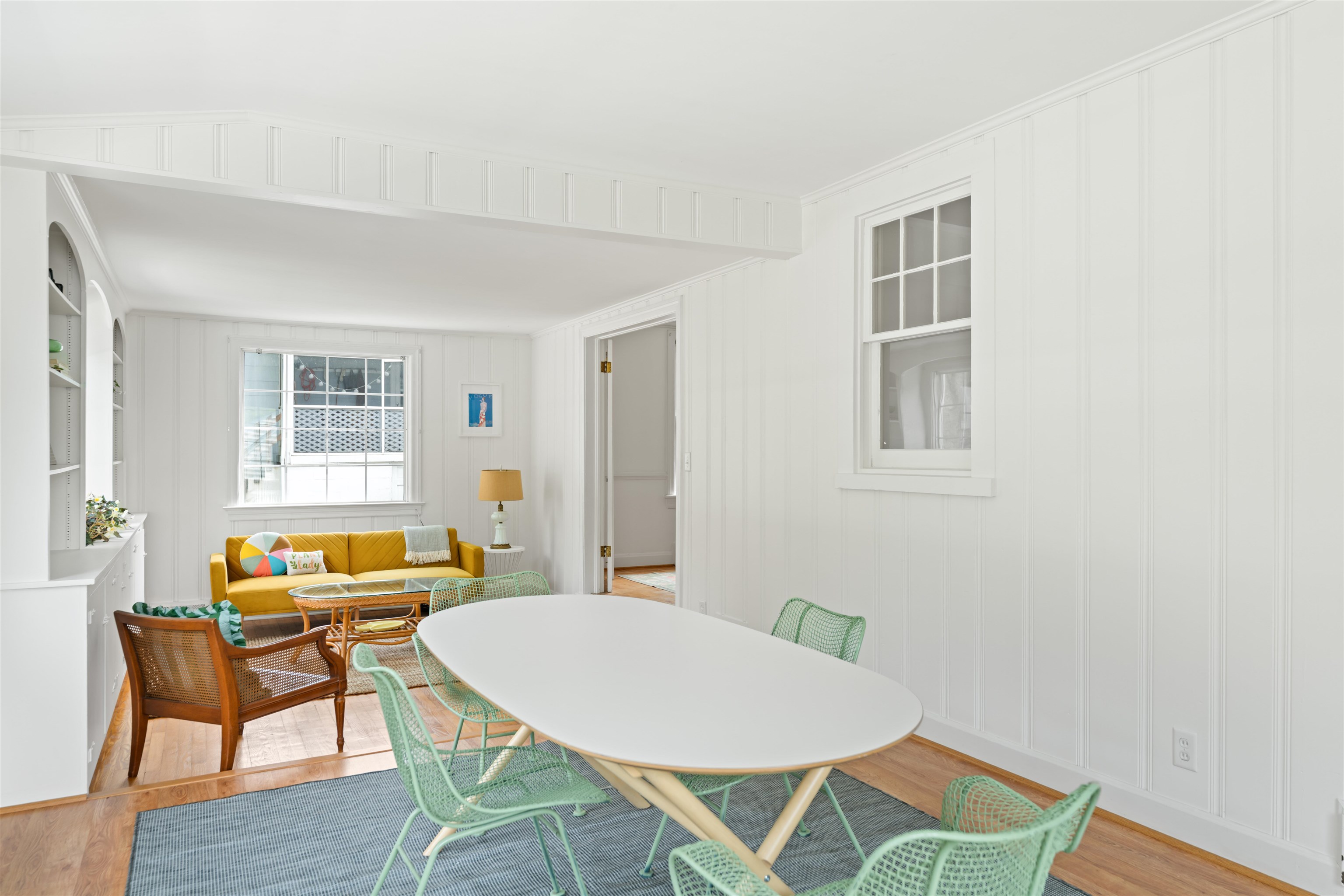 7 Taylor Street Staunton, VA 24401 - Photo 18 of 47 a view of a dining room with furniture and wooden floor