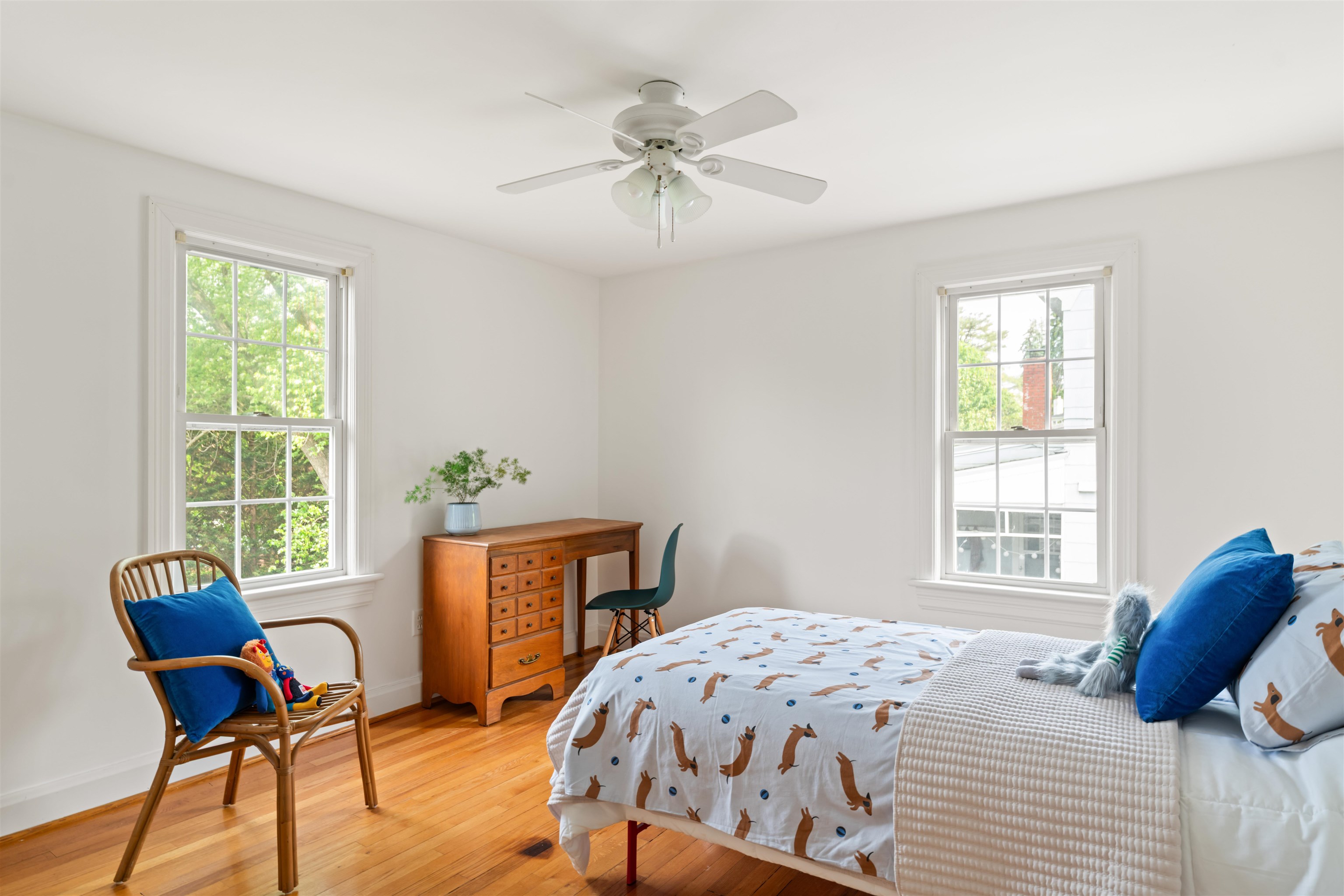 7 Taylor Street Staunton, VA 24401 - Photo 30 of 47 a bedroom with a bed and a window