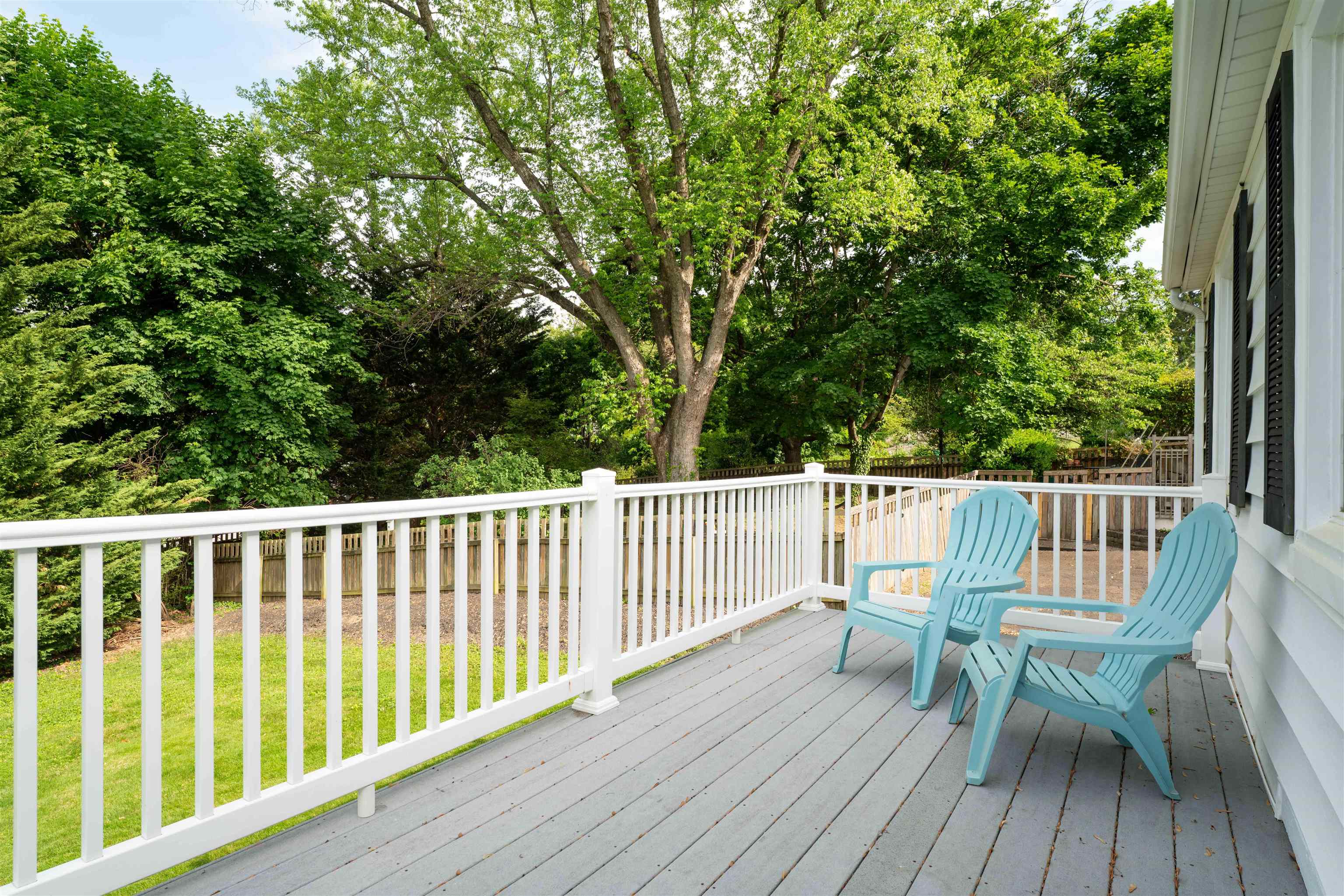 7 Taylor Street Staunton, VA 24401 - Photo 42 of 47 a view of balcony with furniture and wooden deck