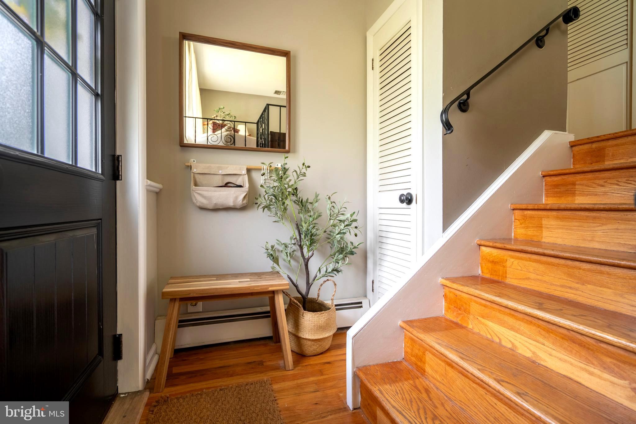 1066 Almshouse Road Ivyland, PA 18974 - Photo 5 of 39 a view of entryway and hall with wooden floor
