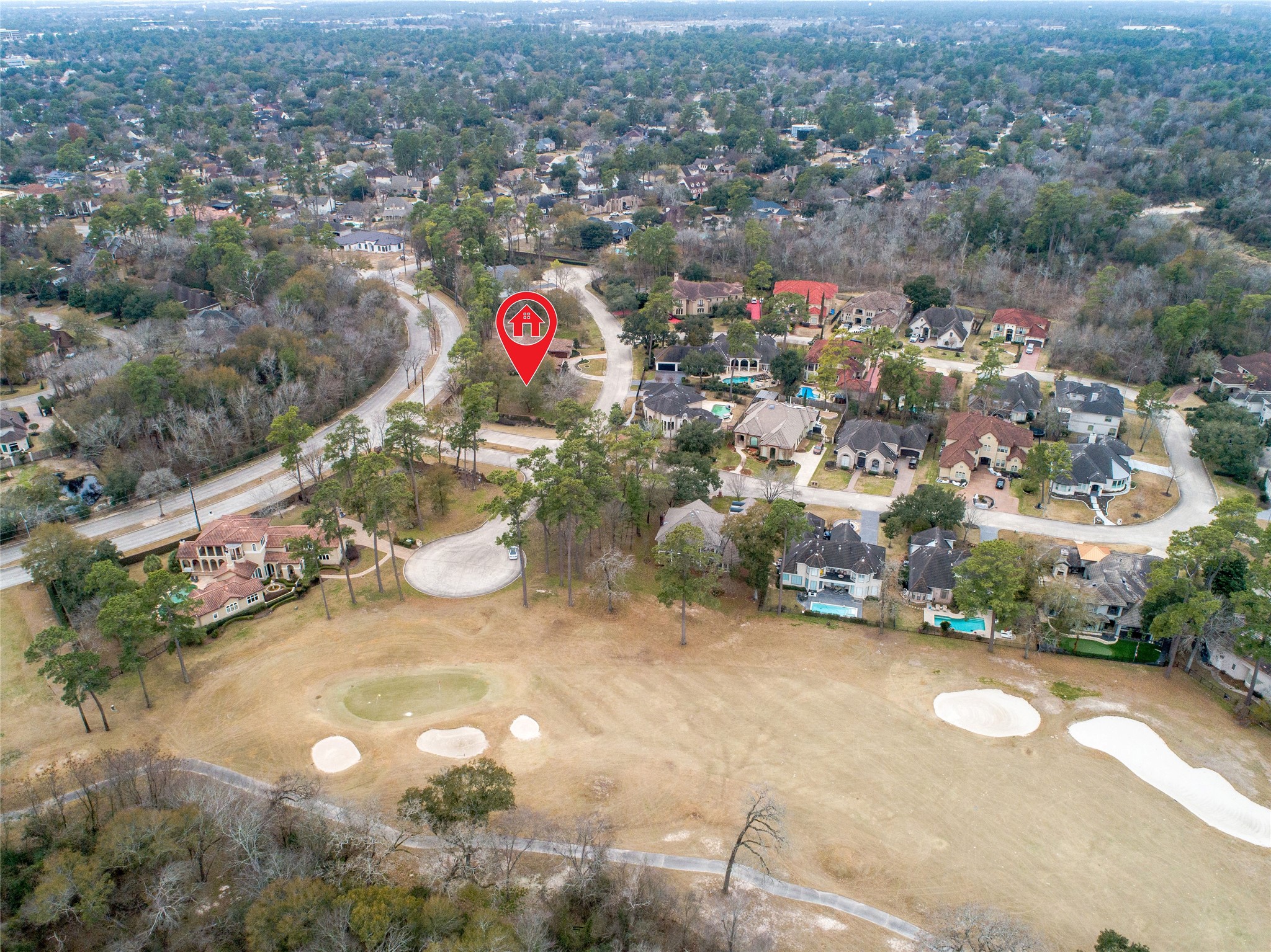 3003 Green Vista Houston, TX 77068 - Photo 16 of 18 an aerial view of a city