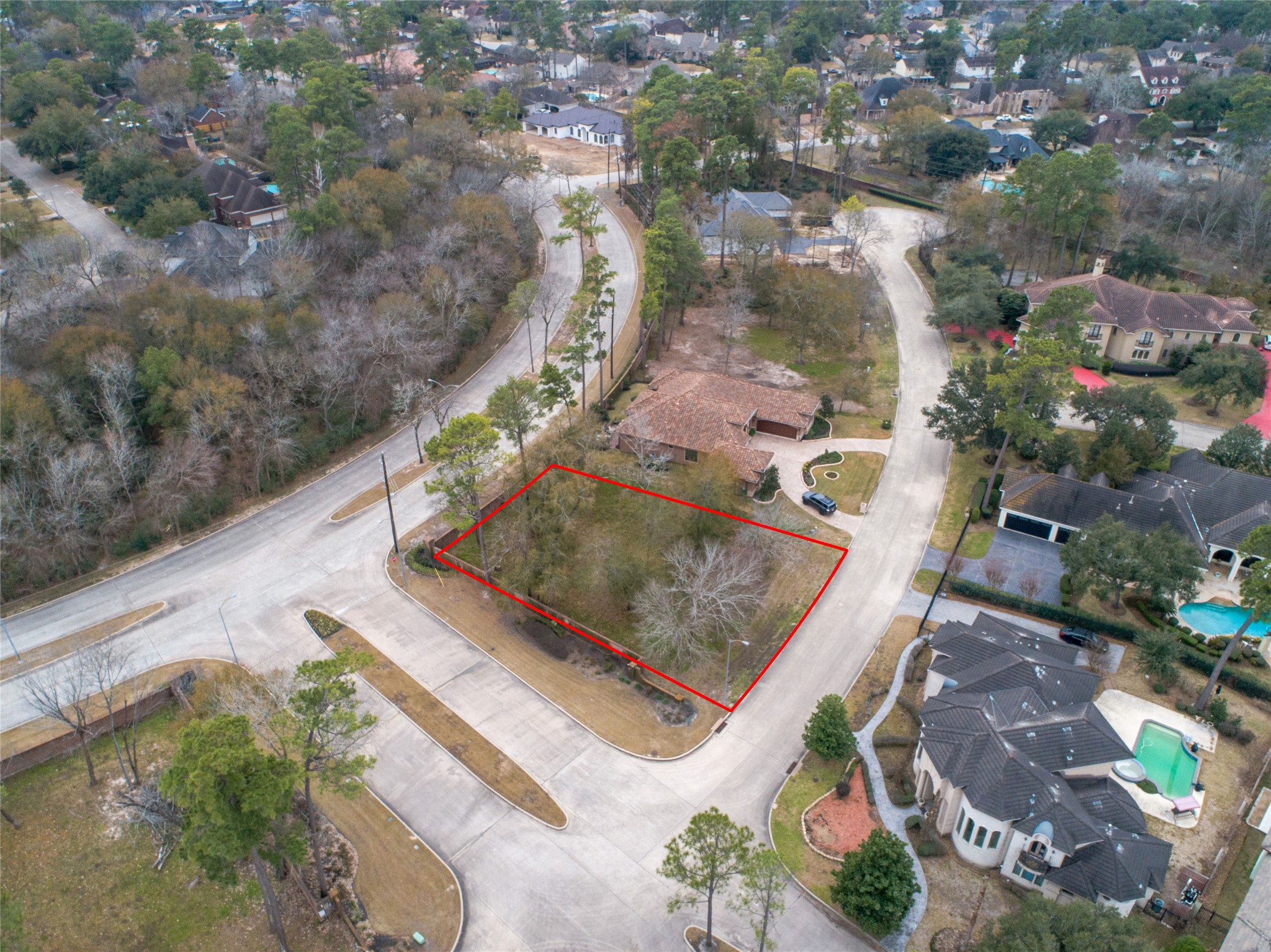 3003 Green Vista Houston, TX 77068 - Photo 6 of 18 a view of a yard with an outdoor space