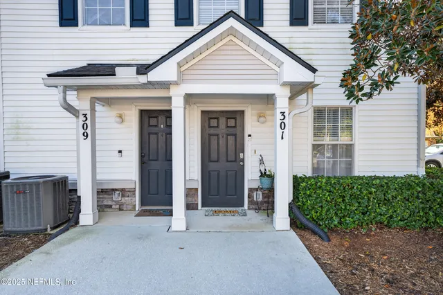 a view of a house with a porch