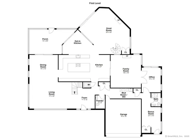 a picture of floor plan