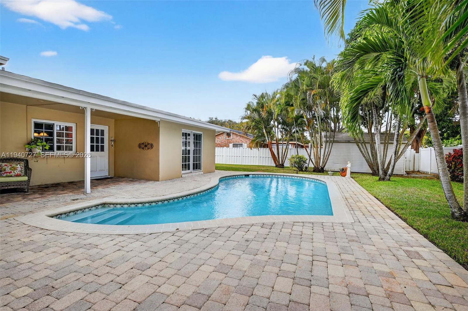 280 Southwest 63rd Avenue Plantation, FL 33317 - Photo 43 of 53 a view of outdoor space yard and swimming pool