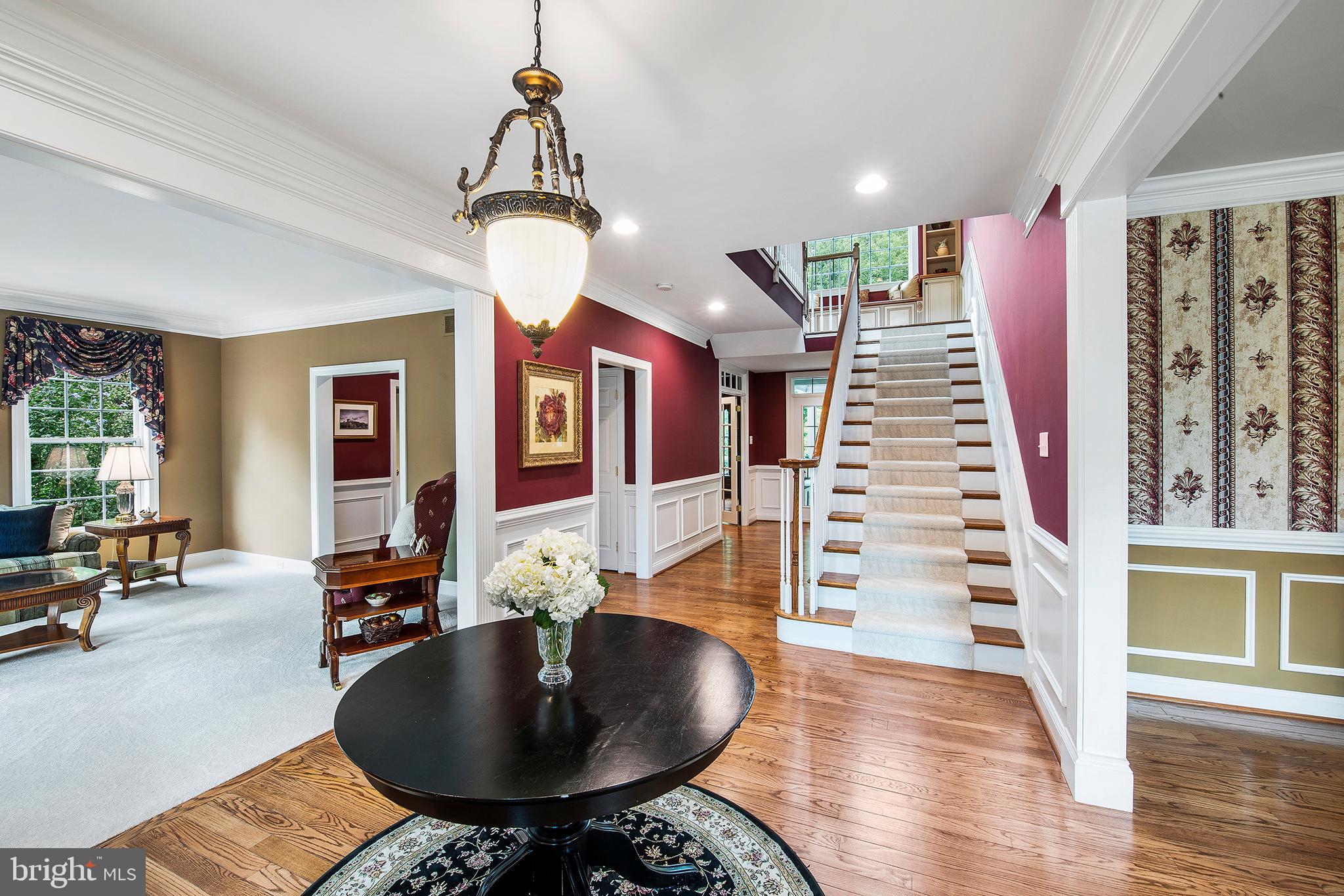 6 Rigby Court Garnet Valley, PA 19060 - Photo 2 of 62 Foyer w/ Grand Staircase to Window Seat & Landing