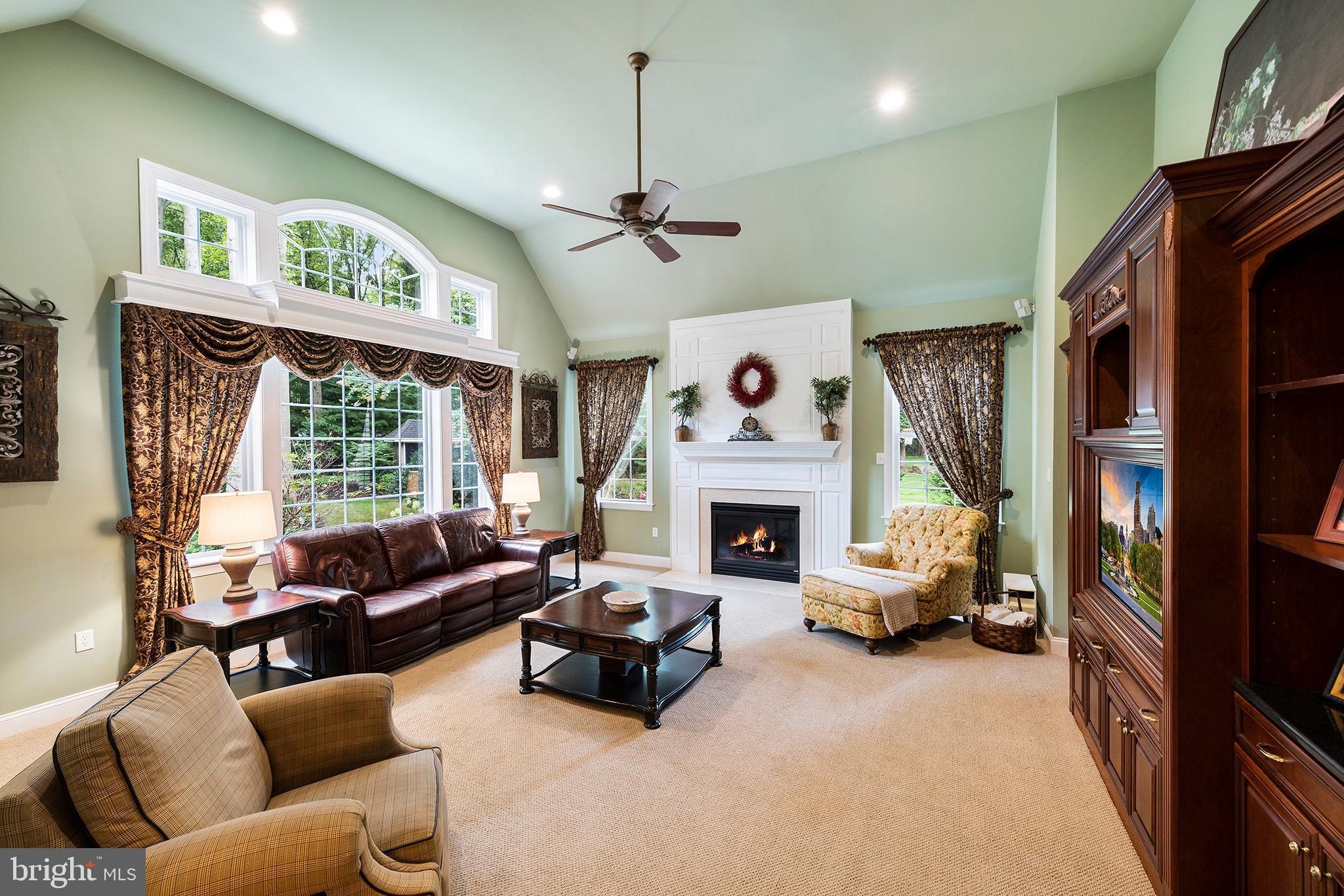 6 Rigby Court Garnet Valley, PA 19060 - Photo 13 of 62 Recessed Lighting and a Cozy Fireplace