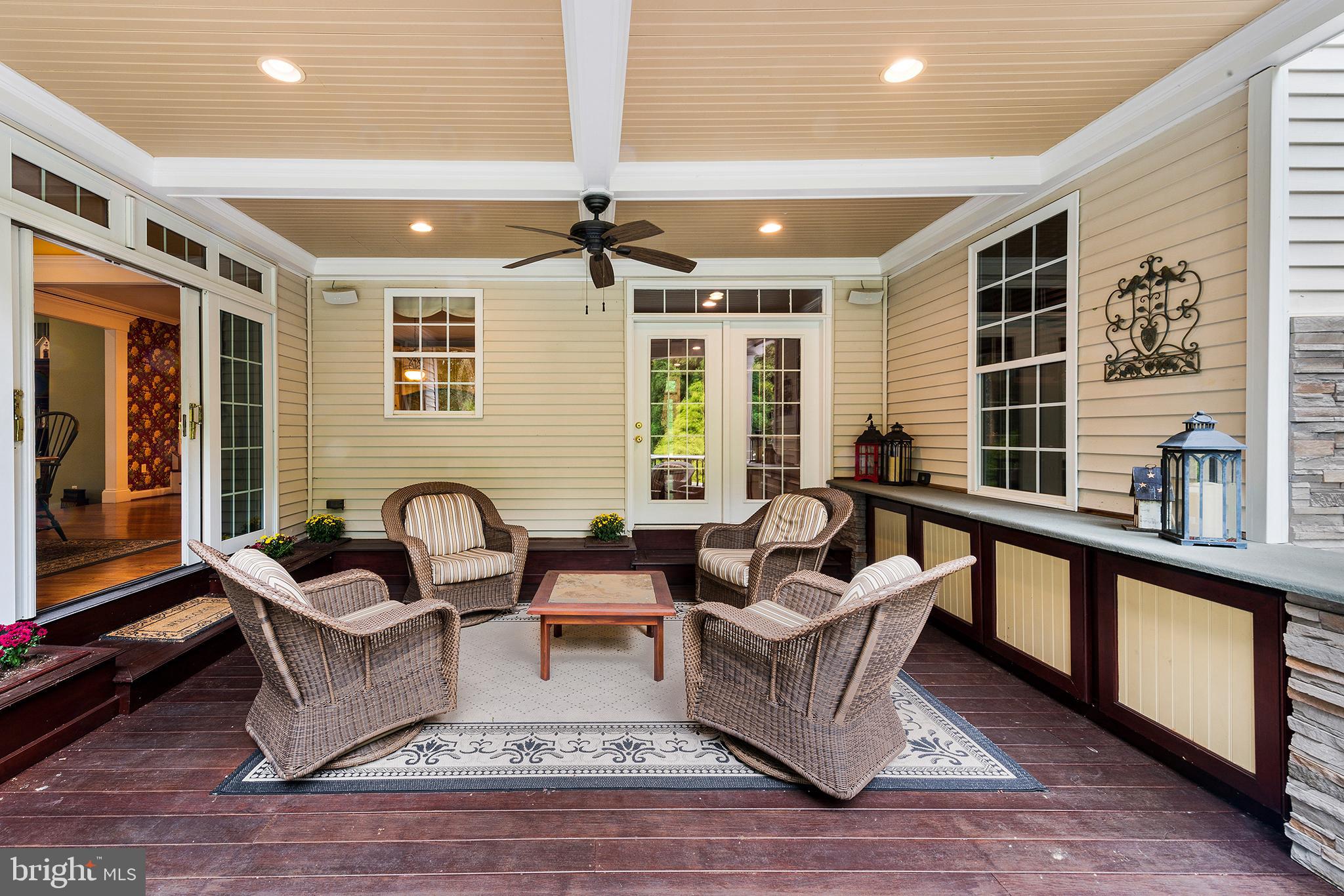6 Rigby Court Garnet Valley, PA 19060 - Photo 15 of 62 Custom Built Brazilian Rosewood Covered Deck