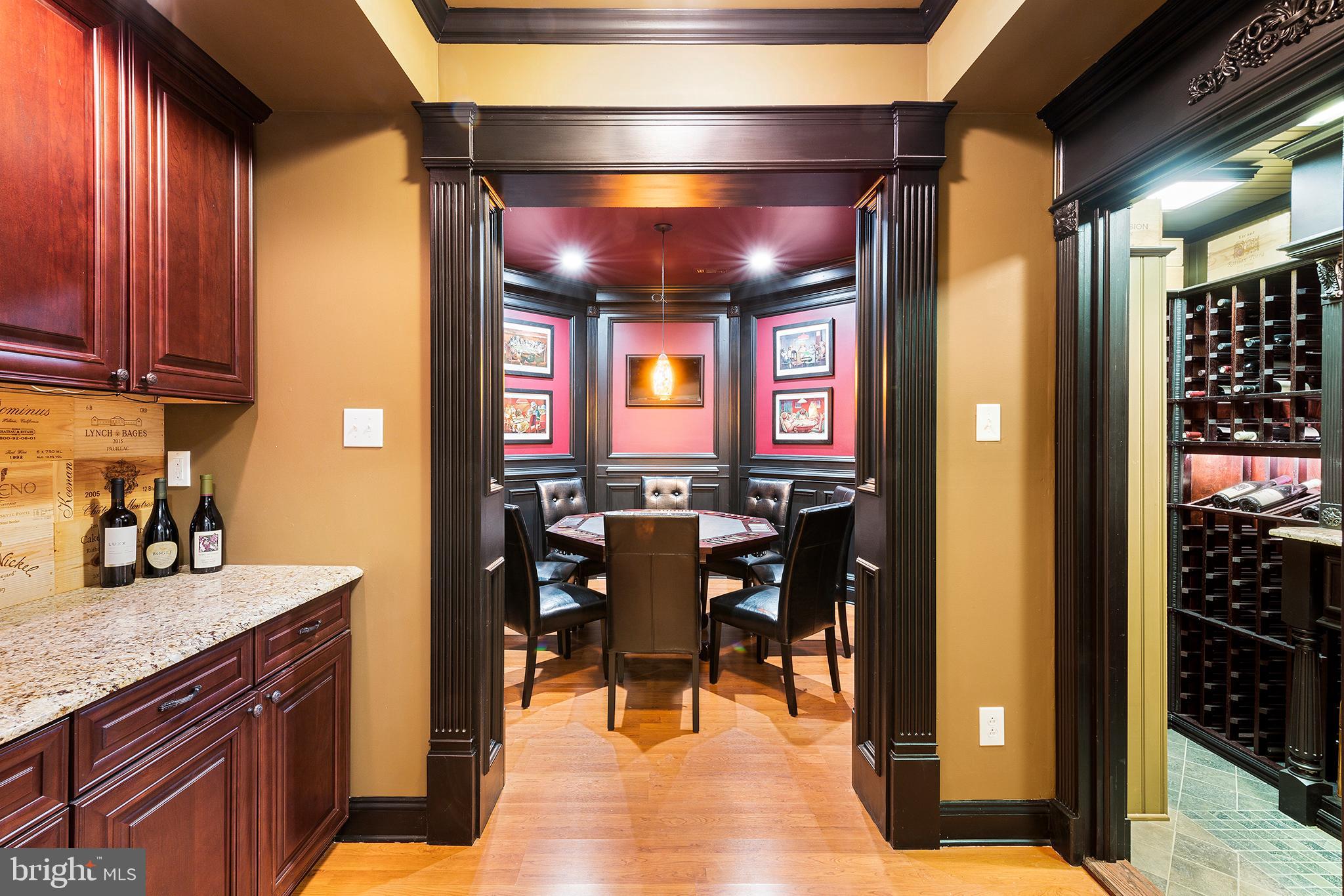 6 Rigby Court Garnet Valley, PA 19060 - Photo 42 of 62 Entry to Poker Room & Wine Cellar