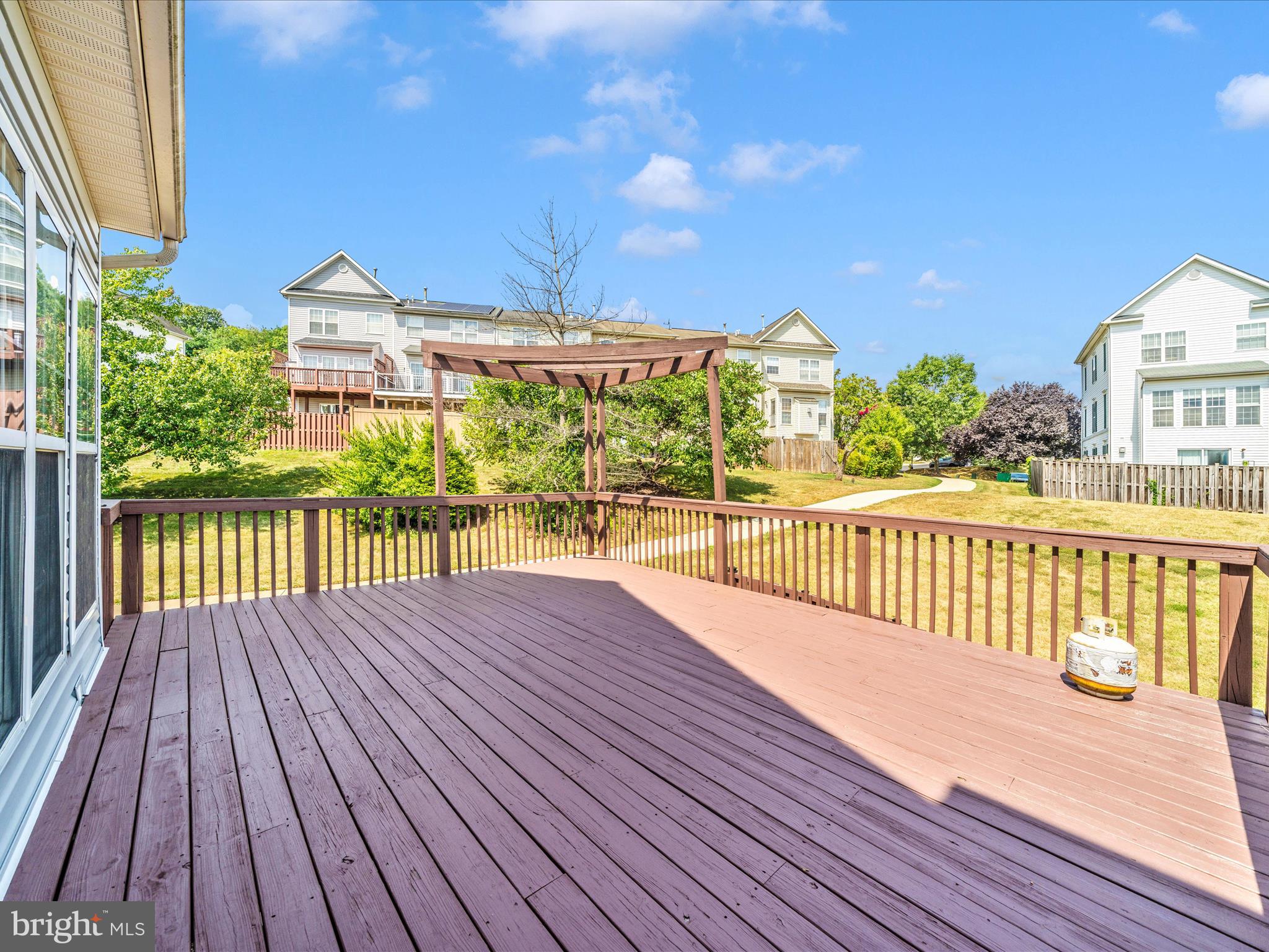 514 Ellison Court Frederick, MD 21703 - Photo 40 of 53 a view of a balcony with wooden floor