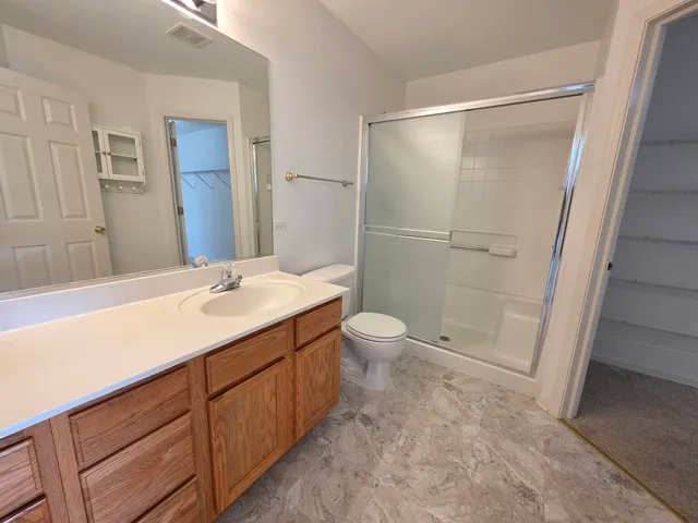 a view of a room with door