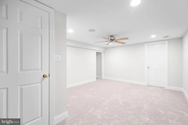 a view of an empty room