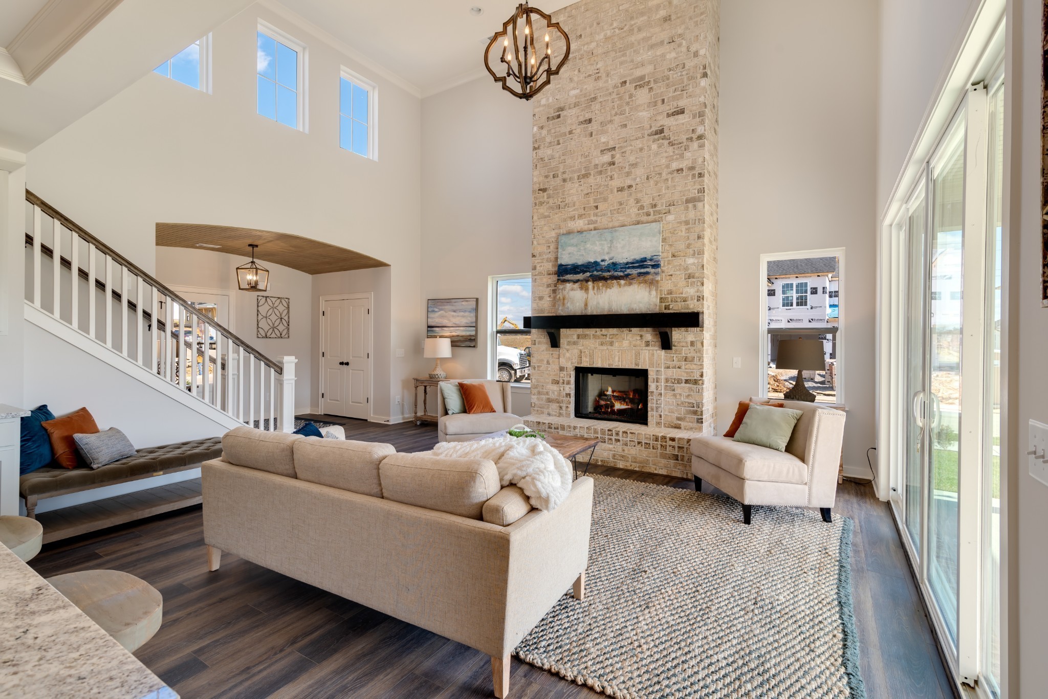 1019 Fallow Road, Unit 812 Mount Juliet, TN 37122 - Photo 10 of 23 a living room with furniture a fireplace and a table