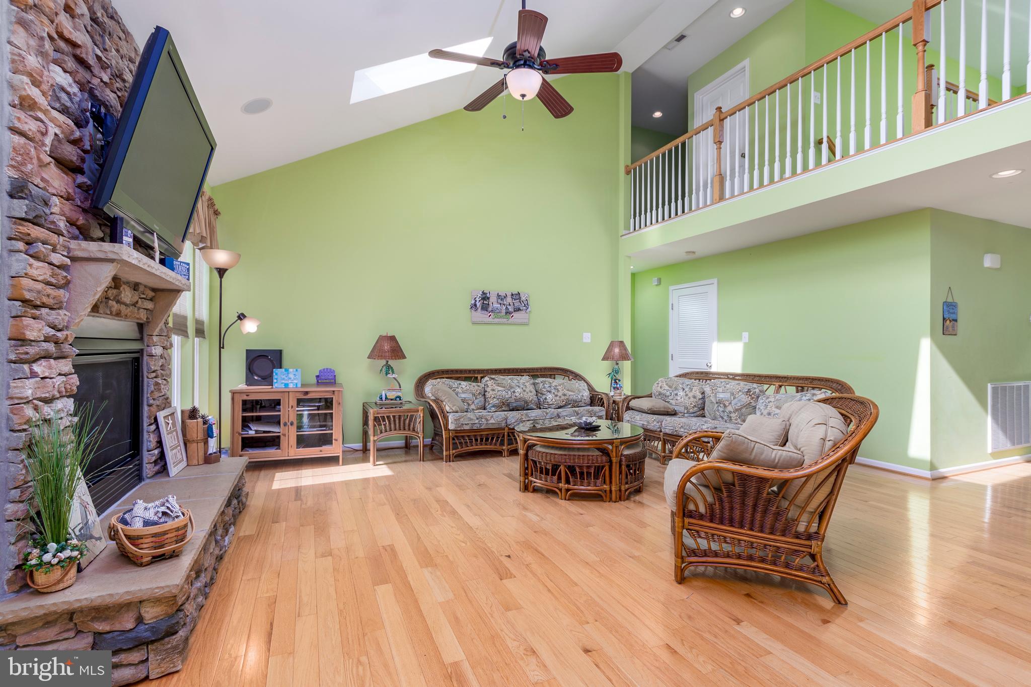 31762 Skimmer Road Ocean View, DE 19970 - Photo 22 of 52 Great Room with View of Loft on 2nd Floor