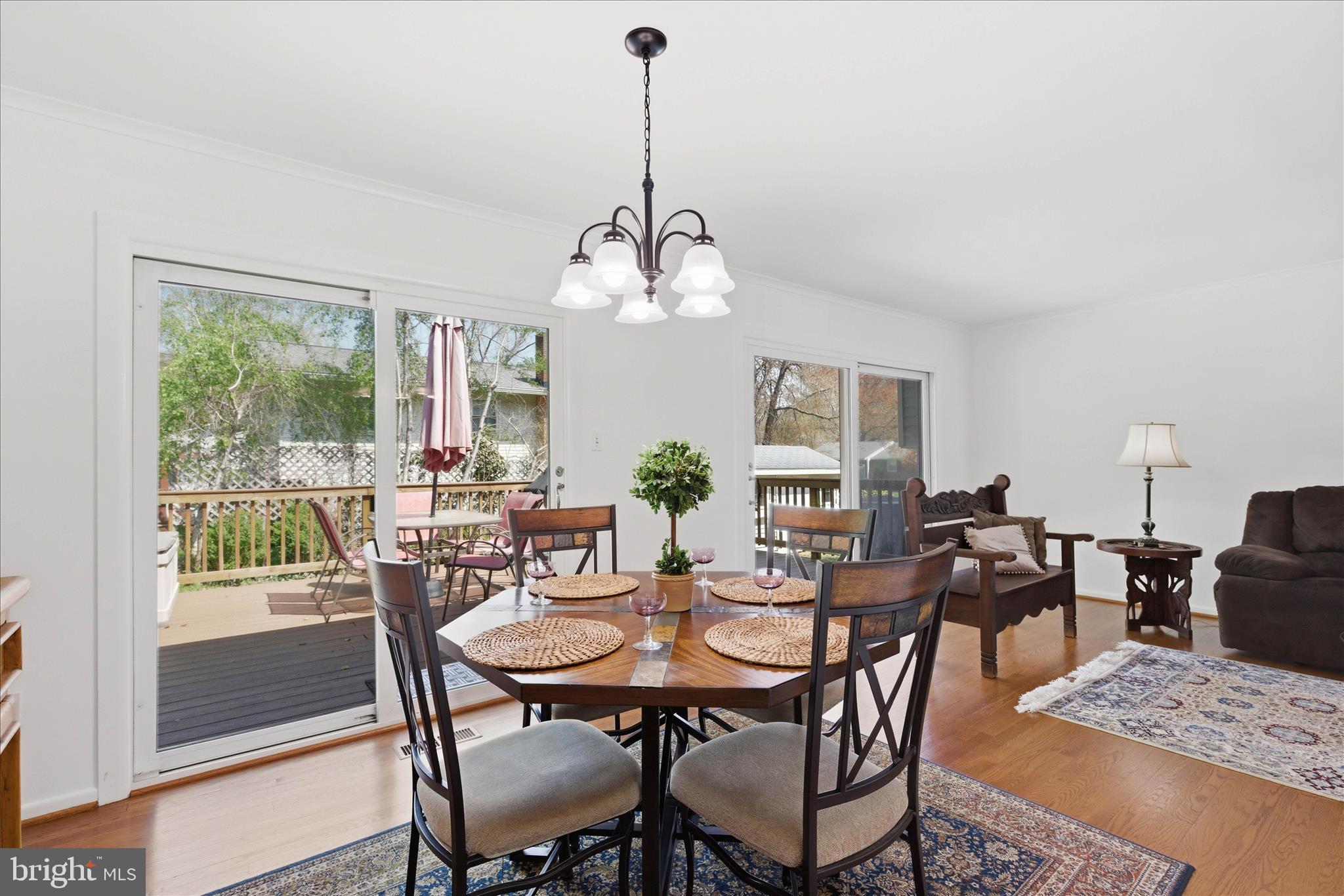 2510 Swift Run Street Vienna, VA 22180 - Photo 16 of 42 a view of a dining room with furniture window and outside view