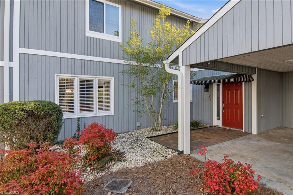 Pull into your private double carport