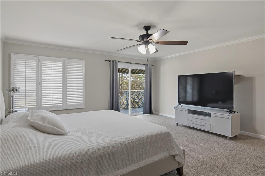 154 Pembrooke Ridge Court Advance, NC 27006 - Photo 25 of 36 Primary bedroom leading to balcony