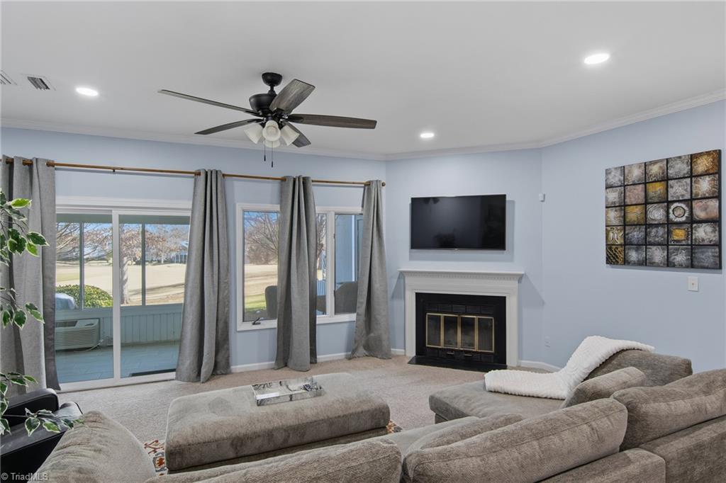 154 Pembrooke Ridge Court Advance, NC 27006 - Photo 3 of 36 Great golf course view from the living room