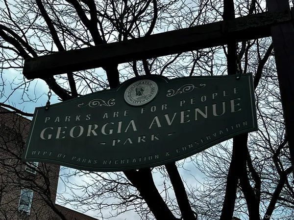 a view of a sign board