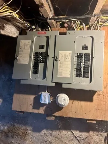 a view of water heater room