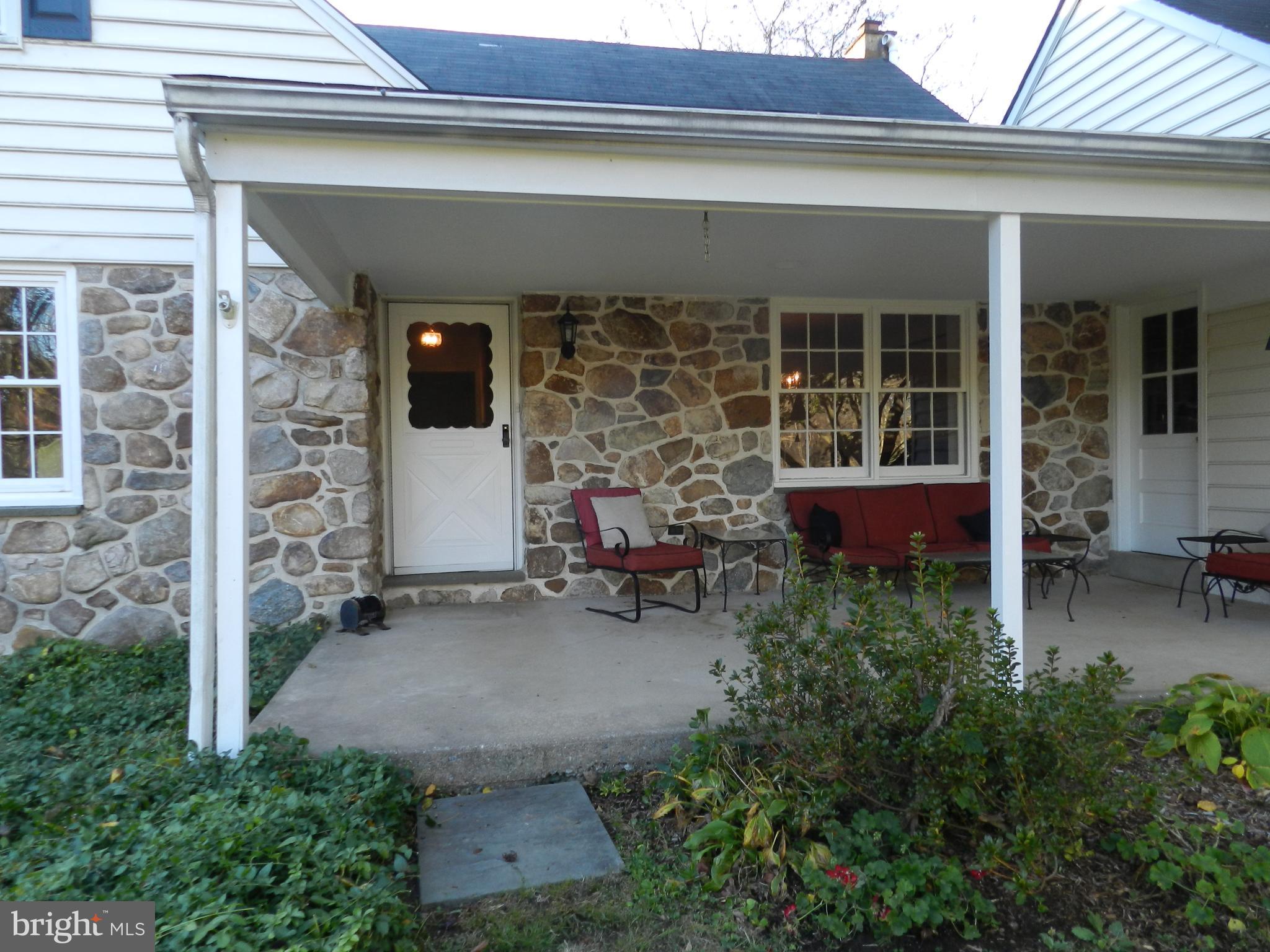 722 Hillview Road Malvern, PA 19355 - Photo 46 of 49 Front Porch is Cover in the rain!