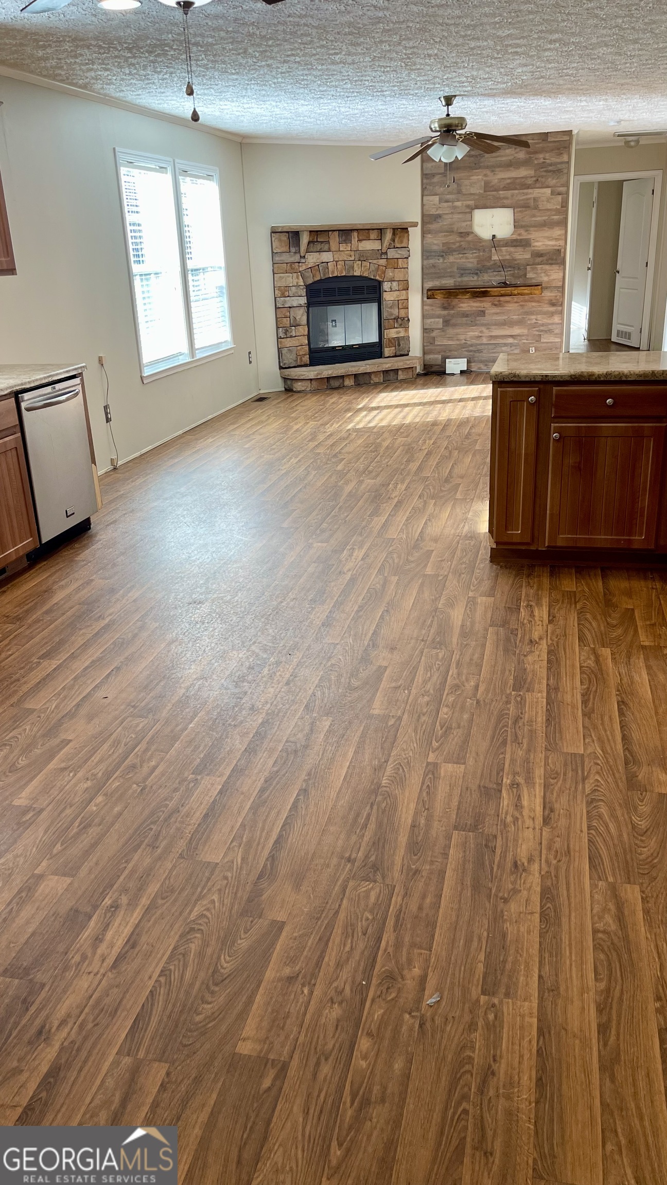 21 Ruby Road Hawkinsville, GA 31036 - Photo 15 of 43 an empty room with furniture and fireplace