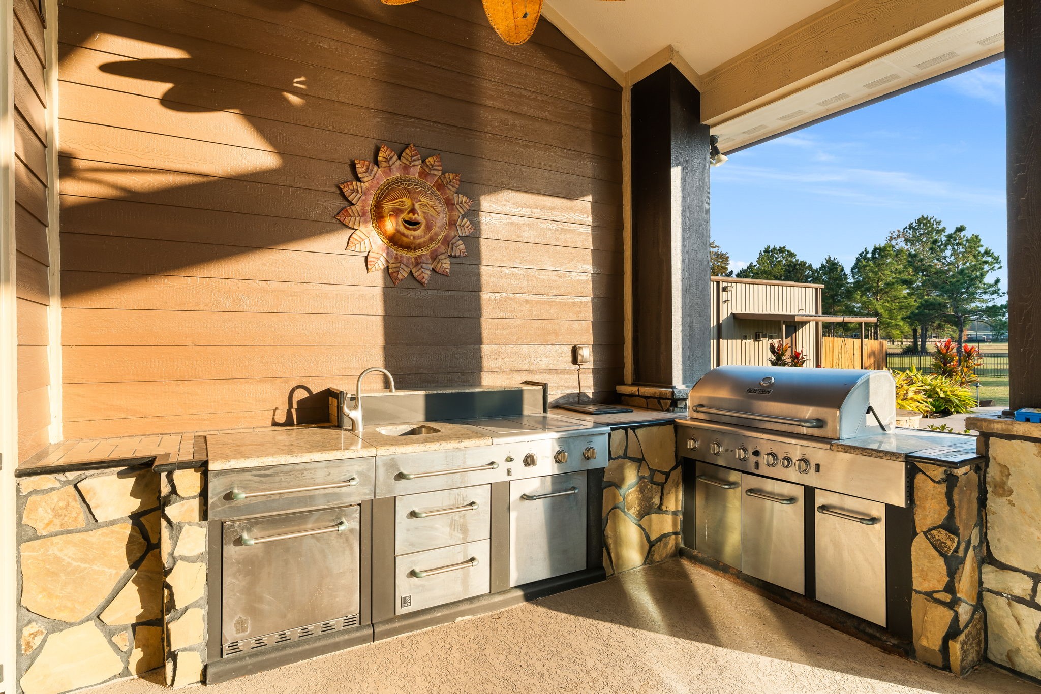 11009 Darby Loop Conroe, TX 77385 - Photo 11 of 43 Summer kitchen