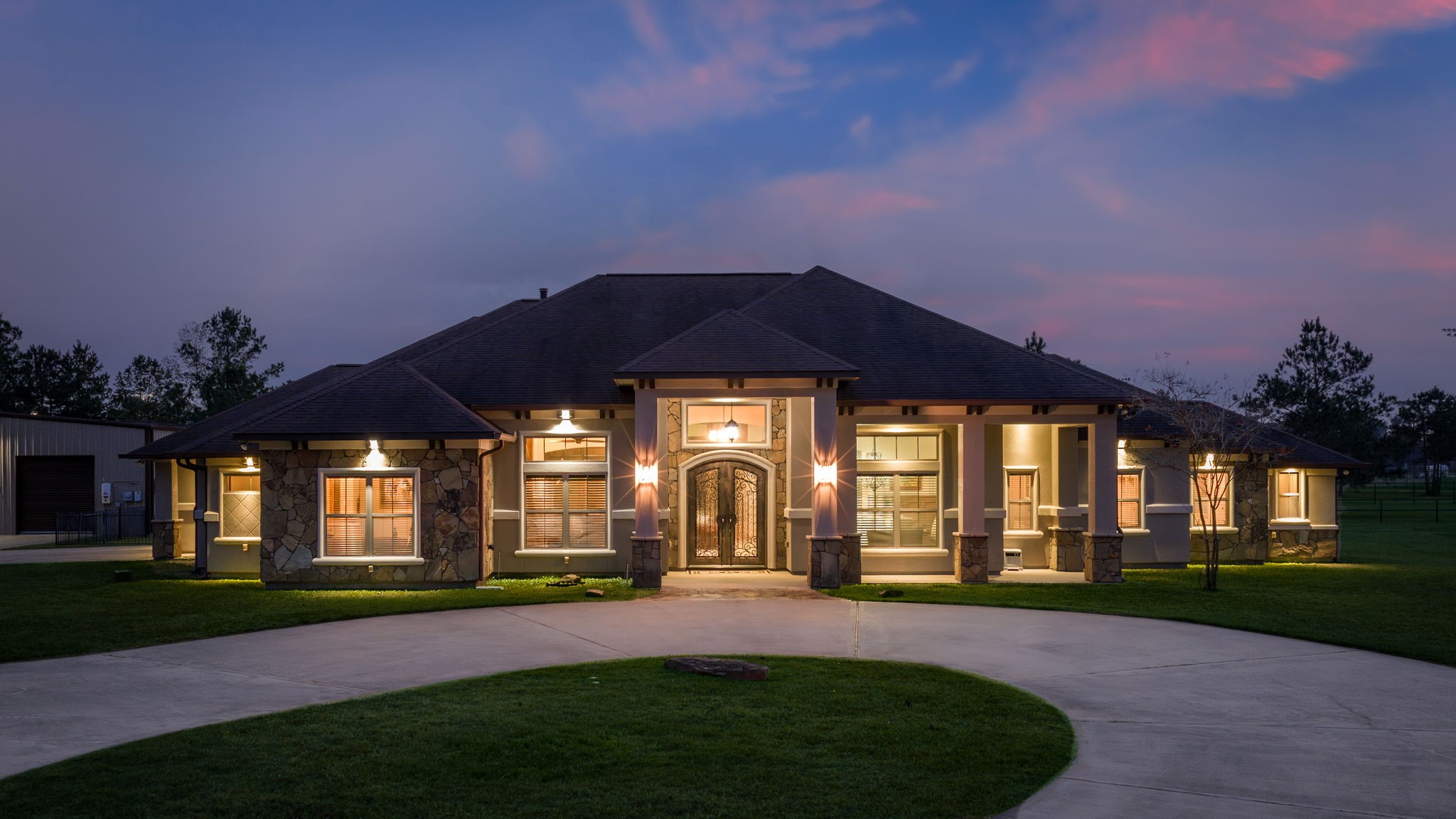 11009 Darby Loop Conroe, TX 77385 - Photo 2 of 43 11009 Darby Loop, ideally located just minutes from The Woodlands with easy access to I-45.