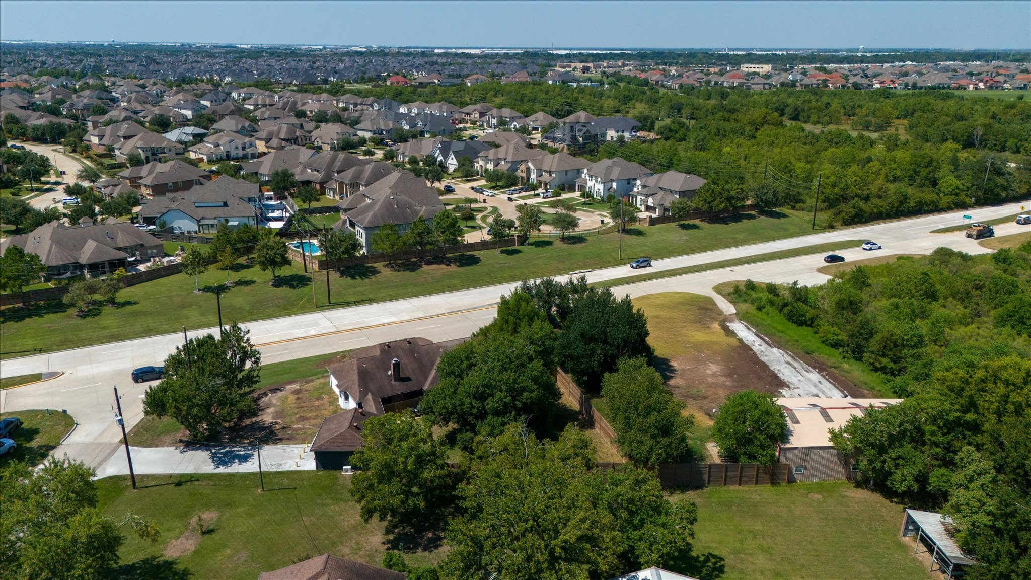 26822 Prairie Lane Katy, TX 77494 - Photo 4 of 30 an aerial view of a city with lots of residential buildings