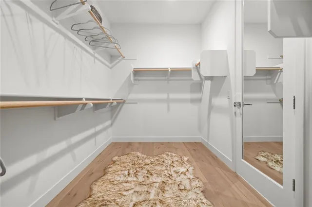 a view of walk in closet