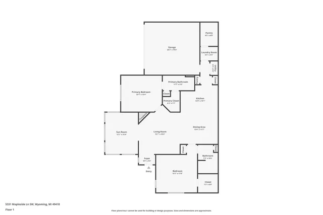 $379,900 | 5331 Mapleside Lane Southwest, Wyoming, MI 49418