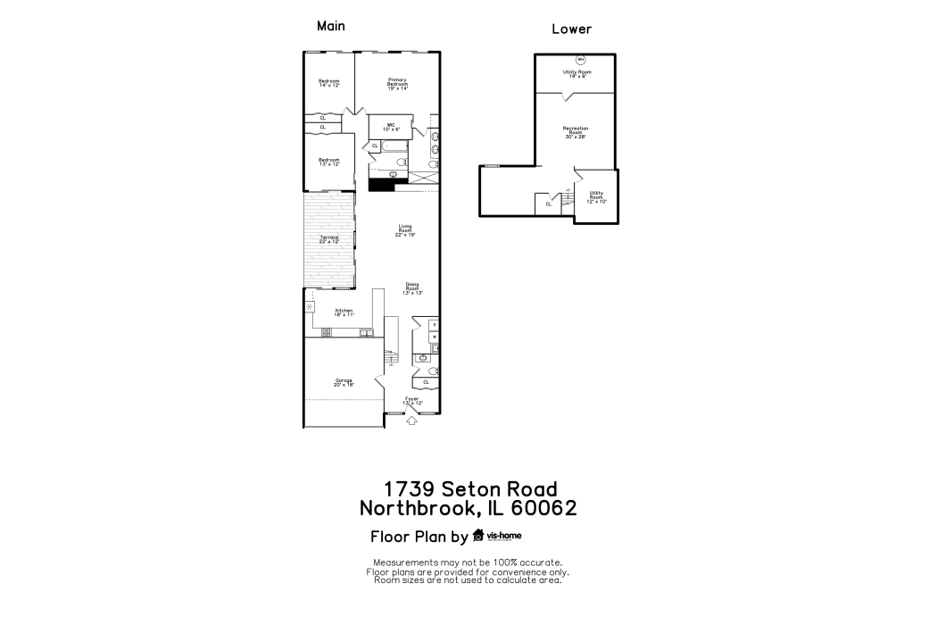 1739 Seton Road Northbrook, IL 60062 - Photo 31 of 31 a picture of a room with a white wall and a picture