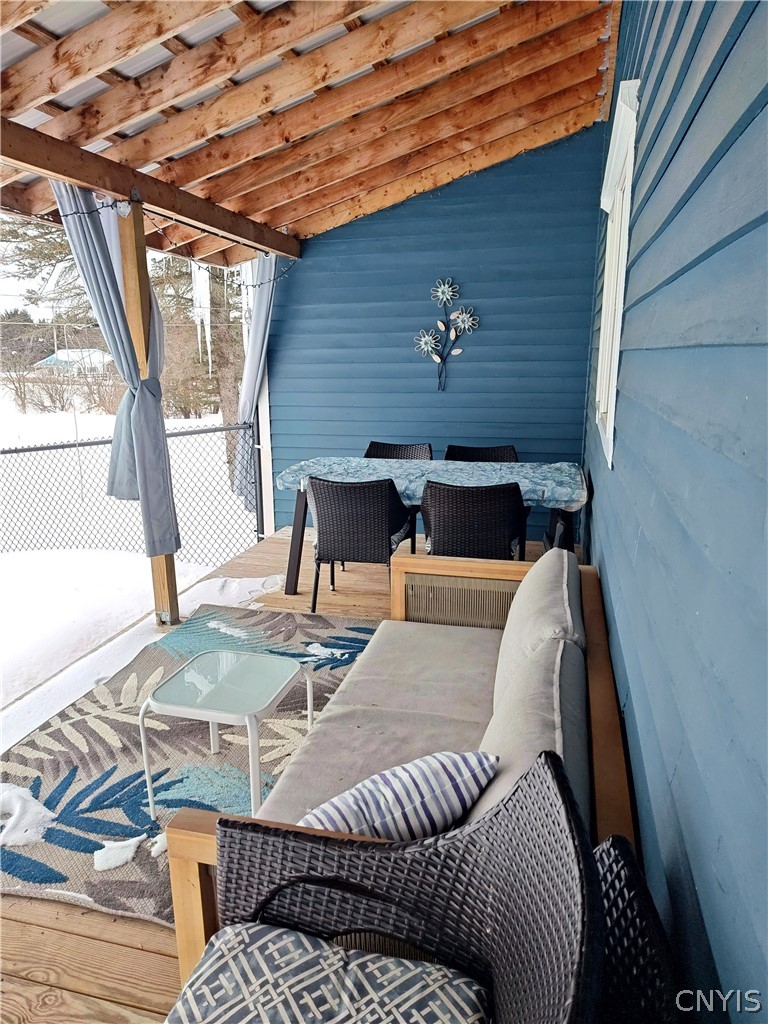 8022 West Leyden Road Boonville, NY 13309 - Photo 39 of 48 Rear coverd Porch