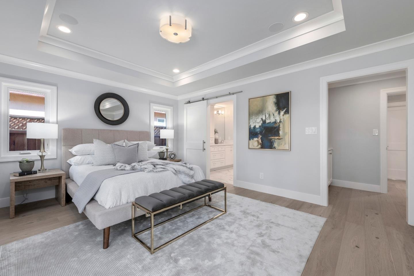 2647 Phillips Avenue Santa Clara, CA 95051 - Photo 14 of 22 a spacious bedroom with a bed and a cabinets