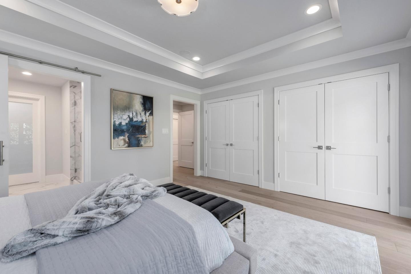 2647 Phillips Avenue Santa Clara, CA 95051 - Photo 15 of 22 a bedroom with a bed and a painting on the wall