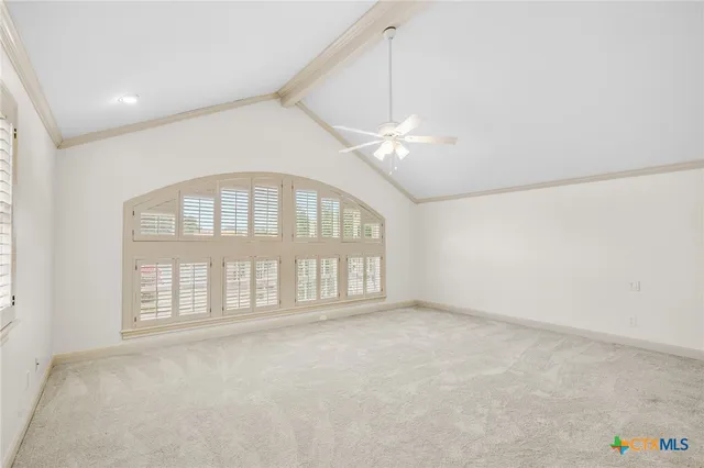 a view of a pathway of a building